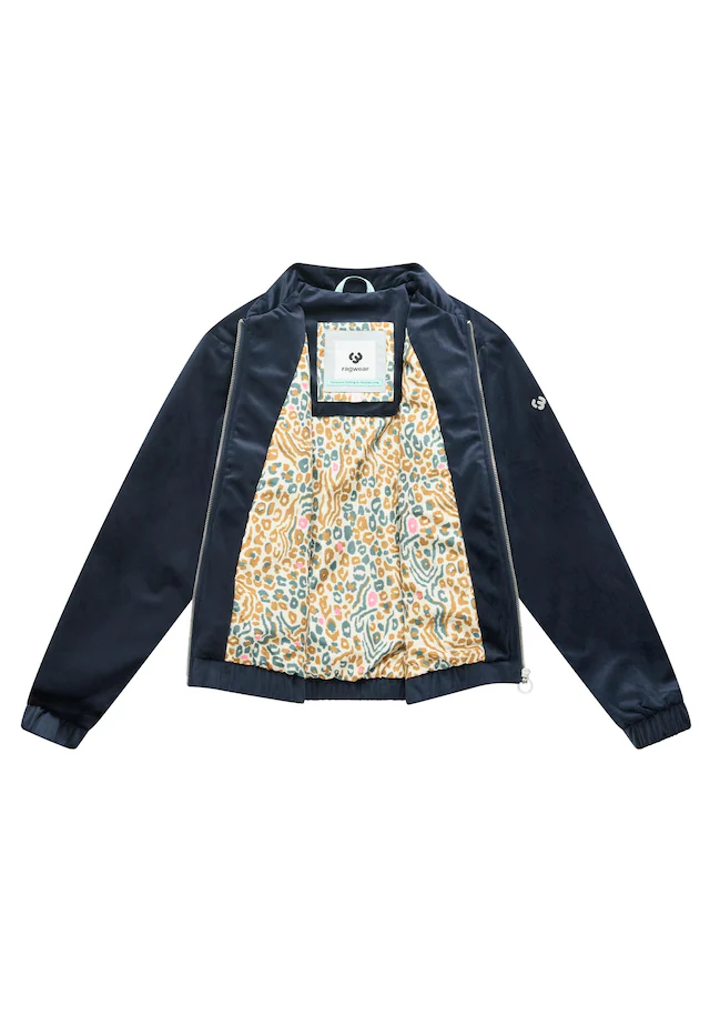 Ragwear Bomberjacke »Velvetie« ohne Kapuze Modische Blousonjacke aus kuscheligem Samt