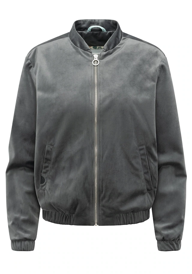 Ragwear Bomberjacke »Velvetie« ohne Kapuze Modische Blousonjacke aus kuscheligem Samt