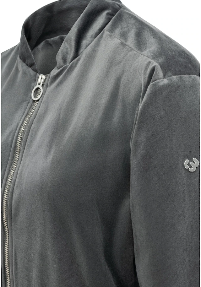 Ragwear Bomberjacke »Velvetie« ohne Kapuze Modische Blousonjacke aus kuscheligem Samt