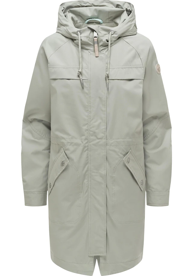 Ragwear Regenmantel »Ximenna« wasserdichter und atmungsaktiver Damen Übergangsparka