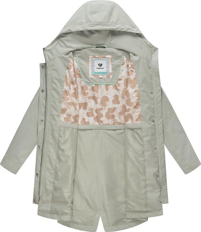 Ragwear Regenmantel »Ximenna« wasserdichter und atmungsaktiver Damen Übergangsparka