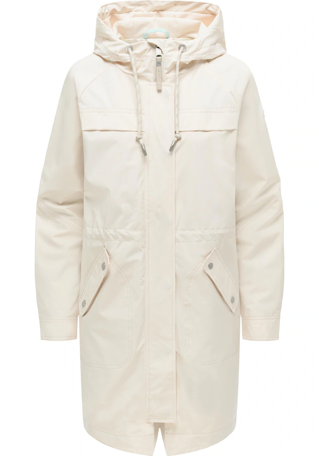 Ragwear Regenmantel »Ximenna« wasserdichter und atmungsaktiver Damen Übergangsparka