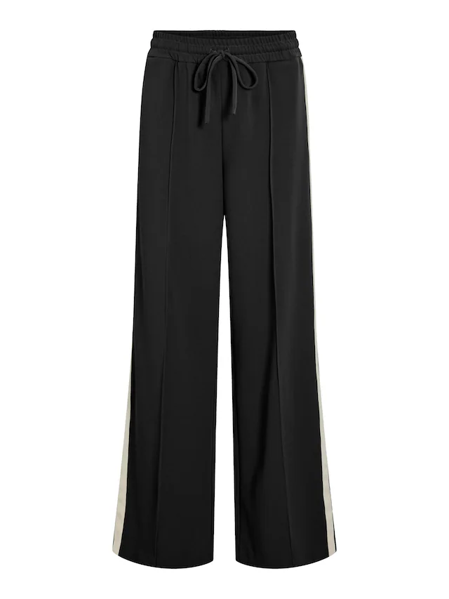 Vila Sweathose »VICLUA HW WIDE TRACK PANTS - NOOS« Materialmix, weit geschnitten