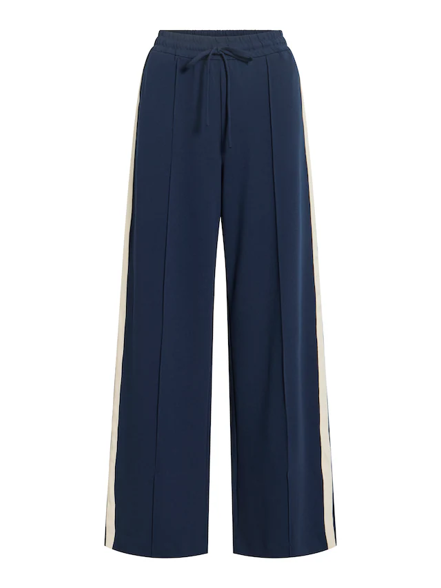 Vila Sweathose »VICLUA HW WIDE TRACK PANTS - NOOS« Materialmix, weit geschnitten