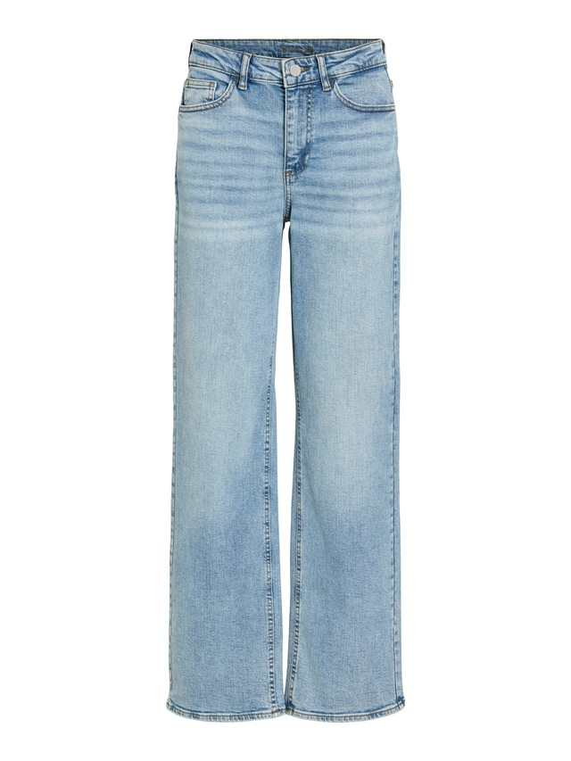 Vila Straight-Jeans »VILISA RW STRAIGHT JEANS ROS - NOOS« Baumwollmischung, regular waist, straight fit