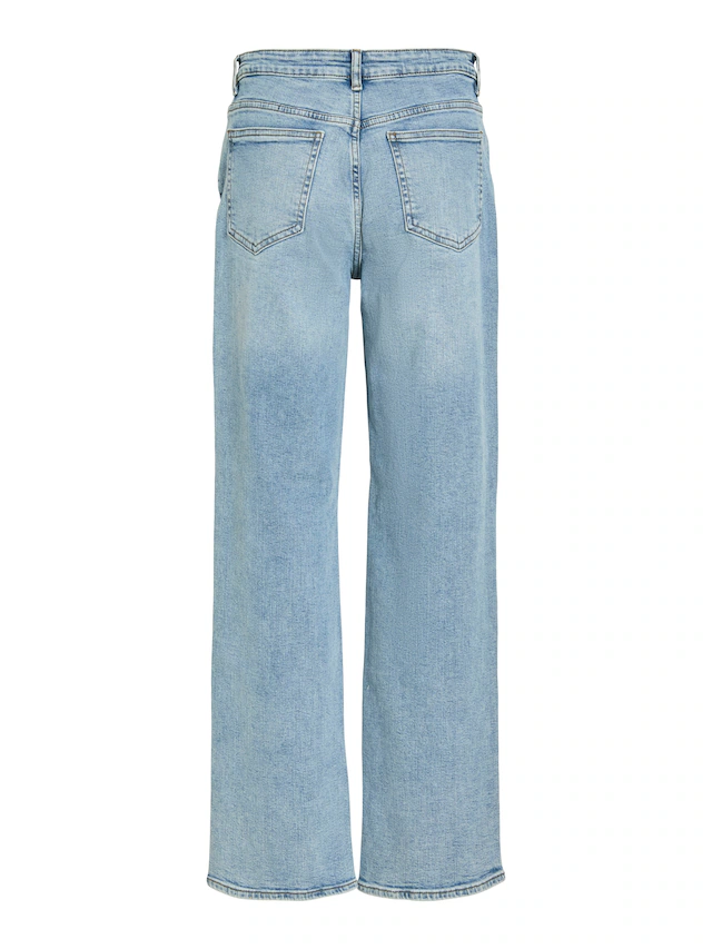 Vila Straight-Jeans »VILISA RW STRAIGHT JEANS ROS - NOOS« Baumwollmischung, regular waist, straight fit