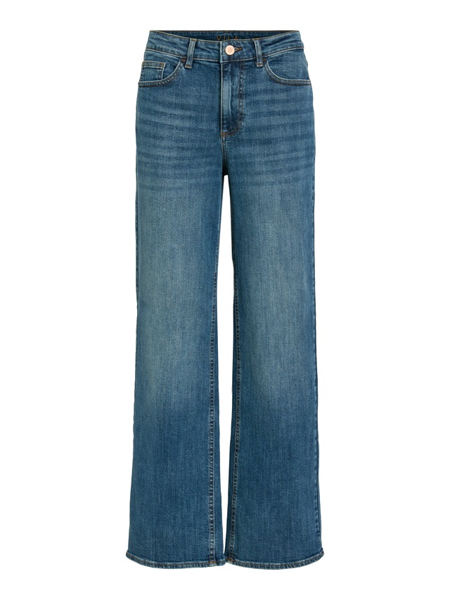 Vila Straight-Jeans »VILISA RW STRAIGHT JEANS ROS - NOOS« Baumwollmischung, regular waist, straight fit