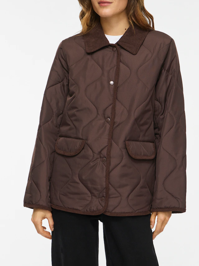 Vila Steppjacke »VITATE L/S QUILT DETAIL JACKET - NOOS« Kunstfaser