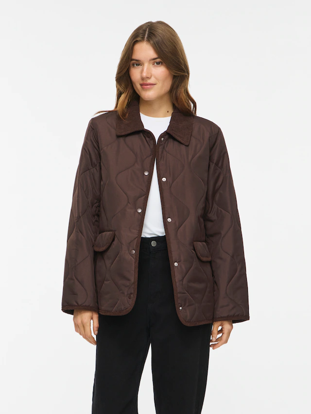 Vila Steppjacke »VITATE L/S QUILT DETAIL JACKET - NOOS« Kunstfaser