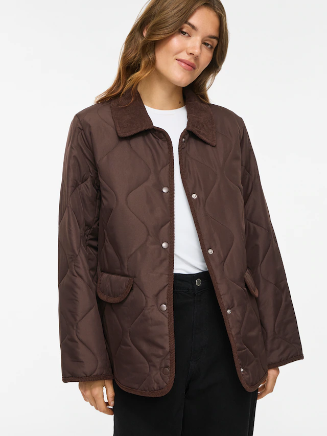 Vila Steppjacke »VITATE L/S QUILT DETAIL JACKET - NOOS« Kunstfaser