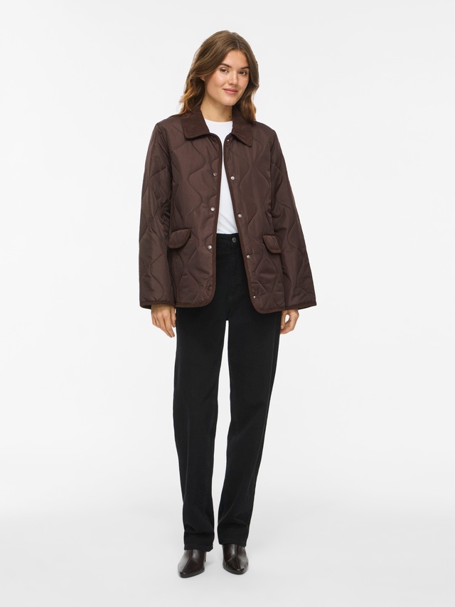 Vila Steppjacke »VITATE L/S QUILT DETAIL JACKET - NOOS« Kunstfaser