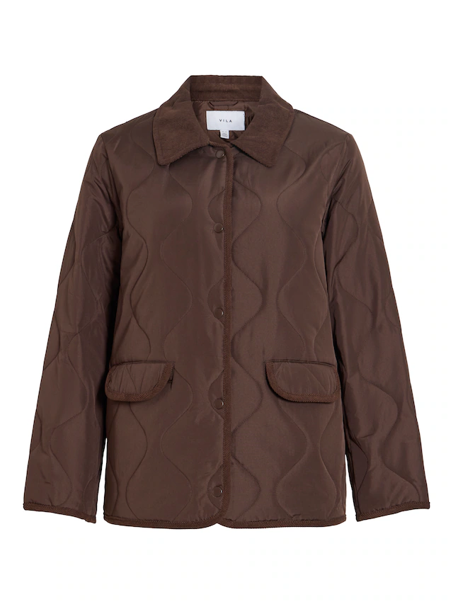 Vila Steppjacke »VITATE L/S QUILT DETAIL JACKET - NOOS« Kunstfaser
