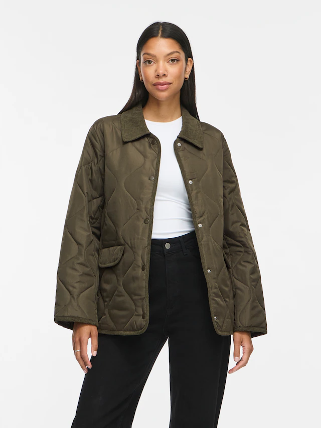 Vila Steppjacke »VITATE L/S QUILT DETAIL JACKET - NOOS« Kunstfaser