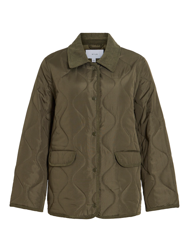 Vila Steppjacke »VITATE L/S QUILT DETAIL JACKET - NOOS« Kunstfaser