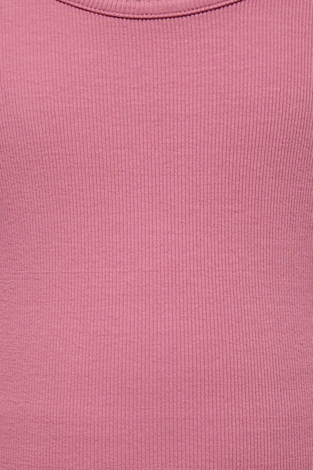 KIDS ONLY Langarmshirt »KMGTRINNY SLD LS ONECK TOP JRS NOOS« aus Baumwollmischung, figurbetonte Passform, mit Jersey und Rippware