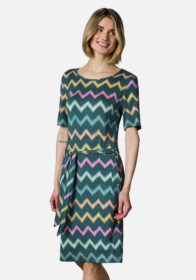 Ragwear Sommerkleid »Taggiana Print YOUMODO« Eingrifftaschen Damen Midikleid mit Taillenband und Taschen