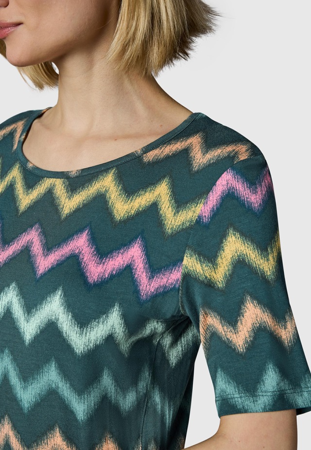 Ragwear Sommerkleid »Taggiana Print YOUMODO« Eingrifftaschen Damen Midikleid mit Taillenband und Taschen