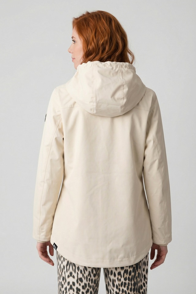 Alife & Kickin Sommerjacke »Damen PaolinaAK A Übergangsjacke, Jacke« Übergangsjacke mit Kapuze und Tunnelzug in recyceltem Materialmix