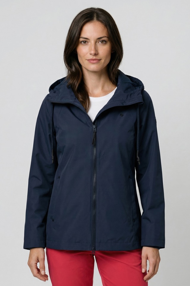 Alife & Kickin Sommerjacke »Damen PaolinaAK A Übergangsjacke, Jacke« Übergangsjacke mit Kapuze und Tunnelzug in recyceltem Materialmix