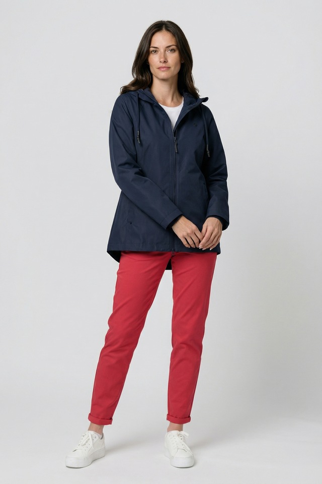 Alife & Kickin Sommerjacke »Damen PaolinaAK A Übergangsjacke, Jacke« Übergangsjacke mit Kapuze und Tunnelzug in recyceltem Materialmix