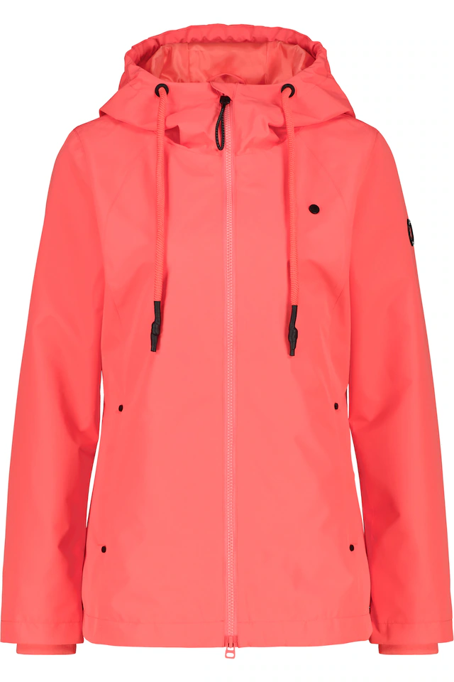 Alife & Kickin Sommerjacke »Damen PaolinaAK A Übergangsjacke, Jacke« Übergangsjacke mit Kapuze und Tunnelzug in recyceltem Materialmix