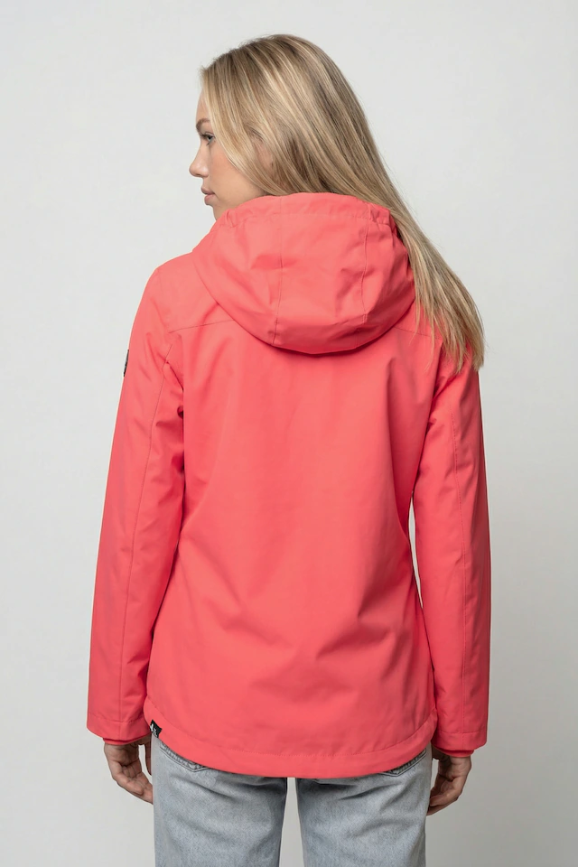 Alife & Kickin Sommerjacke »Damen PaolinaAK A Übergangsjacke, Jacke« Übergangsjacke mit Kapuze und Tunnelzug in recyceltem Materialmix