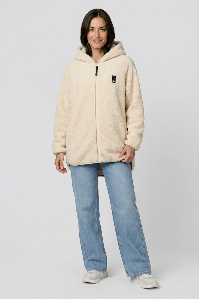 Alife & Kickin Sweatjacke »Damen DominiqueAK T Übergangsjacke, Jacke« leichte Kuschel-Jacke mit Stehkragen und Reißverschluss