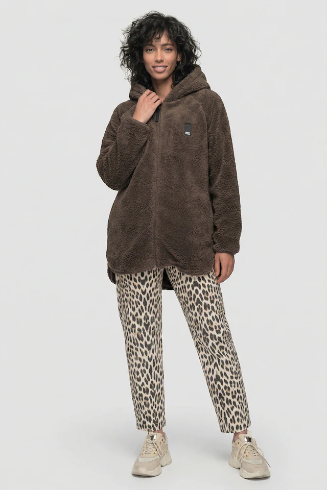 Alife & Kickin Sweatjacke »Damen DominiqueAK T Übergangsjacke, Jacke« leichte Kuschel-Jacke mit Stehkragen und Reißverschluss