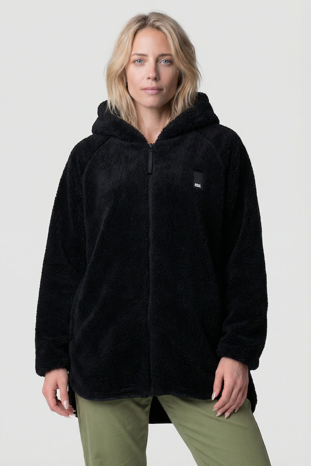 Alife & Kickin Sweatjacke »Damen DominiqueAK T Übergangsjacke, Jacke« leichte Kuschel-Jacke mit Stehkragen und Reißverschluss
