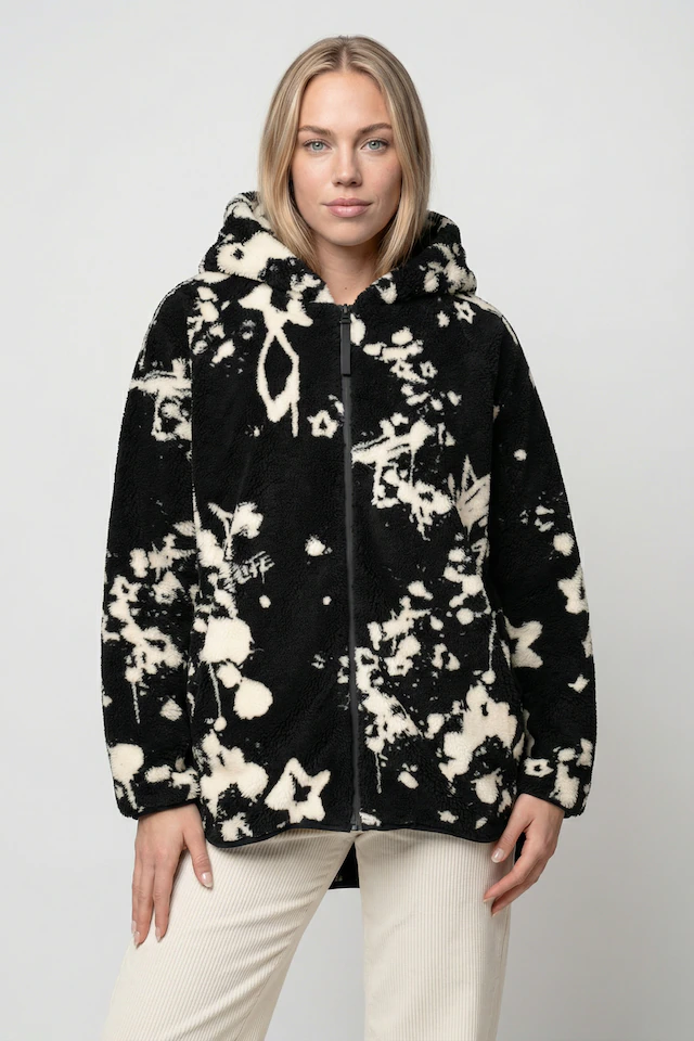 Alife & Kickin Sweatjacke »Damen JacquelineAK T Übergangsjacke, Jacke« leichte Kuschel-Jacke mit Stehkragen und Reißverschluss