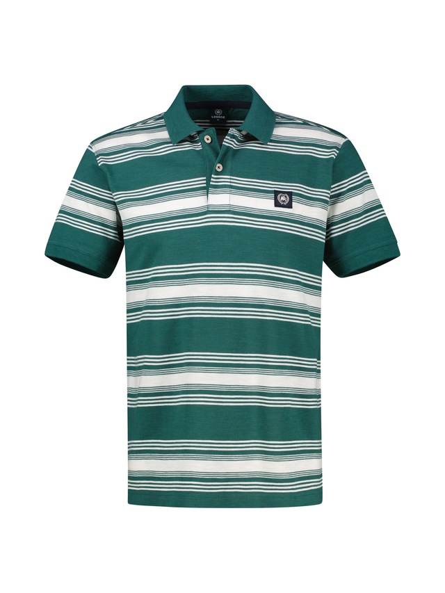 LERROS Poloshirt »Gestreiftes Poloshirt aus 100% Baumwolle«