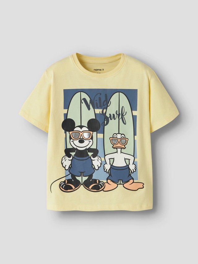 Name It T-Shirt »NMMART MICKEY SS NREG TOP BOX WDI« Baumwollmischung, regular fit