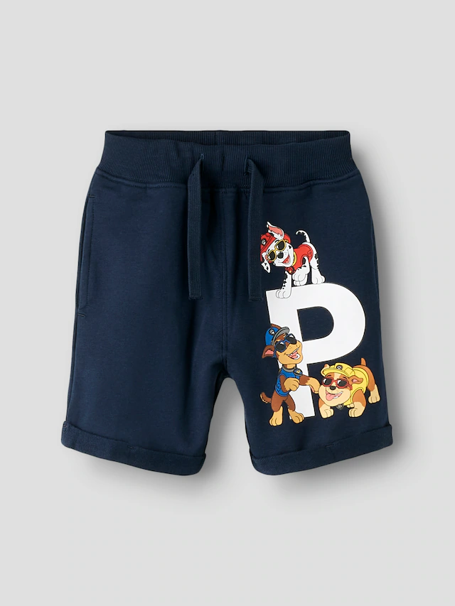 Name It Sweatshorts »NMMMIR PAW NREG LONG SW SHORT UNB CPLG« Baumwollmischung, regular fit
