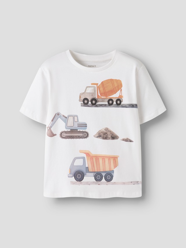 Name It »NMMJAVOL SS NREG TOP« Baumwollmischung, regular fit
