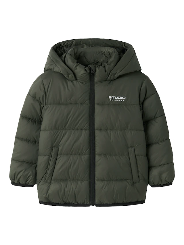 Name It Steppjacke »NMMMARBLE JACKET PB1« mit Kapuze Kunstfaser