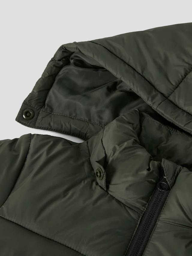 Name It Steppjacke »NMMMARBLE JACKET PB1« mit Kapuze Kunstfaser