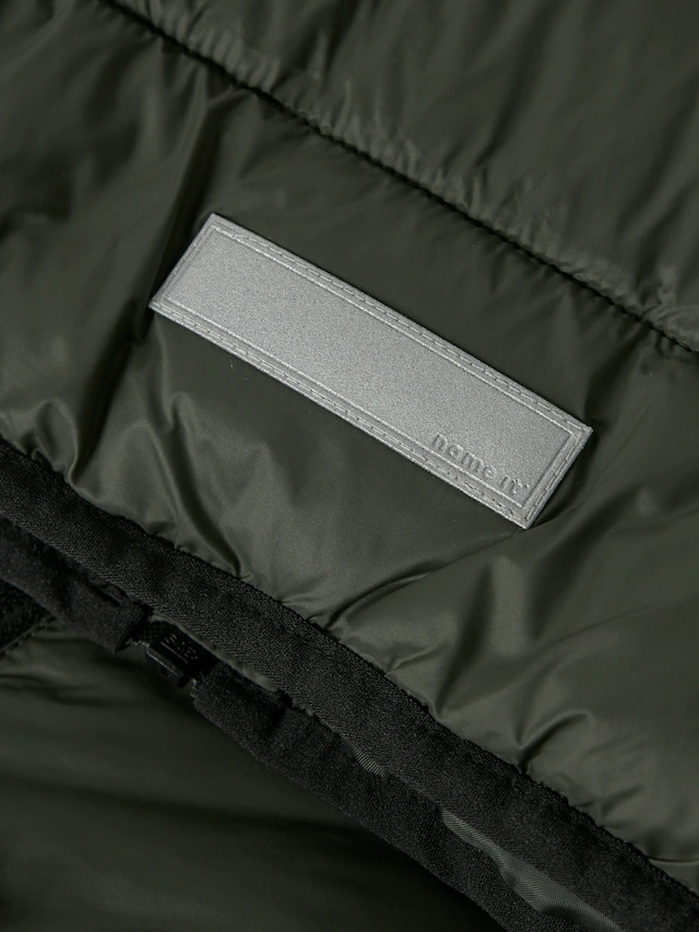 Name It Steppjacke »NMMMARBLE JACKET PB1« mit Kapuze Kunstfaser