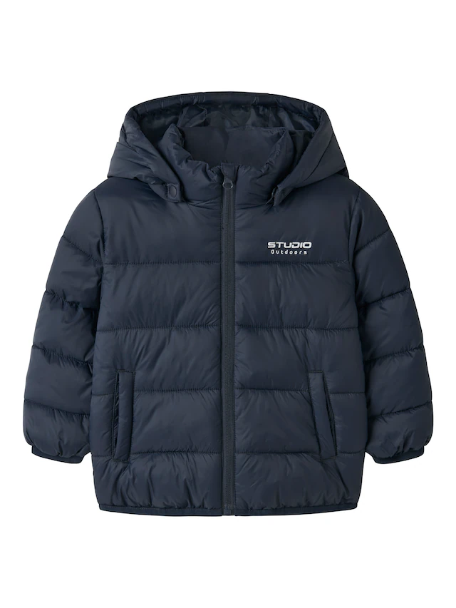 Name It Steppjacke »NMMMARBLE JACKET PB1« mit Kapuze Kunstfaser