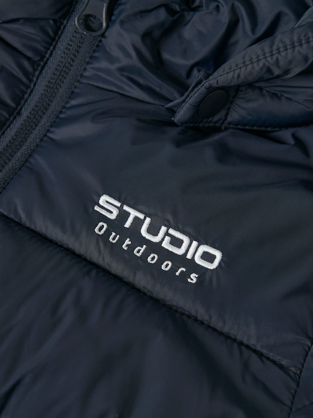 Name It Steppjacke »NMMMARBLE JACKET PB1« mit Kapuze Kunstfaser
