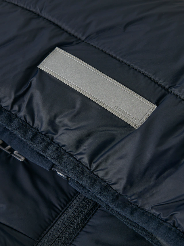 Name It Steppjacke »NMMMARBLE JACKET PB1« mit Kapuze Kunstfaser