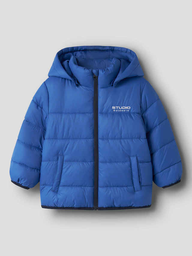 Name It Steppjacke »NMMMARBLE JACKET PB1« mit Kapuze Kunstfaser