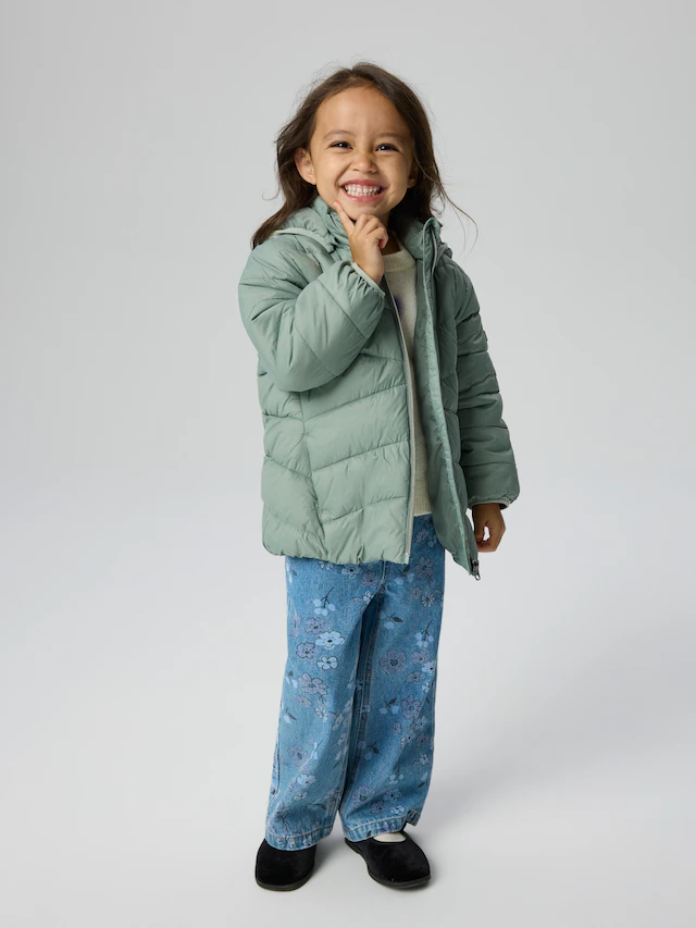 Name It Steppjacke »NMFMARBLE JACKET PB1« mit Kapuze Kunstfaser