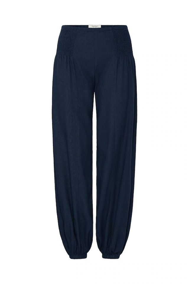 OXMO Loungehose »Loungehose OXNInna Linen Mix Relaxed Fit«