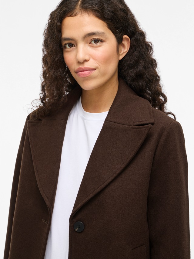 Vila Kurzjacke »VISOLO L/S SHORT JACKET/TES/2« Kunstfaser, regular fit