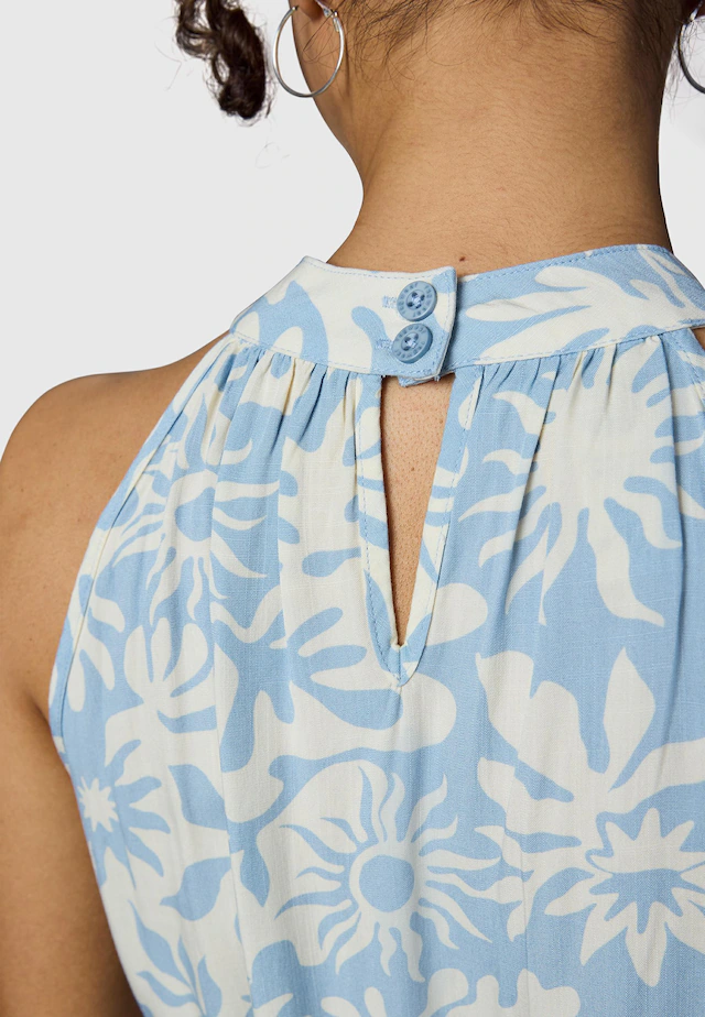 Ragwear A-Linien-Kleid »Angylee Print YOUMODO« Eingrifftaschen Leichtes Sommerkleid mit Bindegürtel