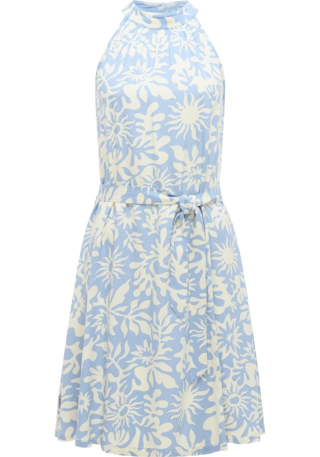 Ragwear A-Linien-Kleid »Angylee Print YOUMODO« Eingrifftaschen Leichtes Sommerkleid mit Bindegürtel