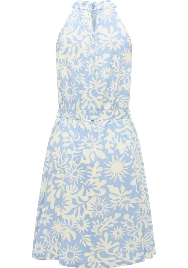 Ragwear A-Linien-Kleid »Angylee Print YOUMODO« Eingrifftaschen Leichtes Sommerkleid mit Bindegürtel