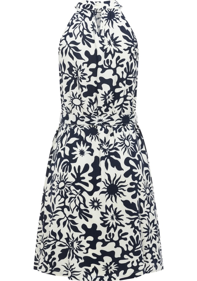 Ragwear A-Linien-Kleid »Angylee Print YOUMODO« Eingrifftaschen Leichtes Sommerkleid mit Bindegürtel