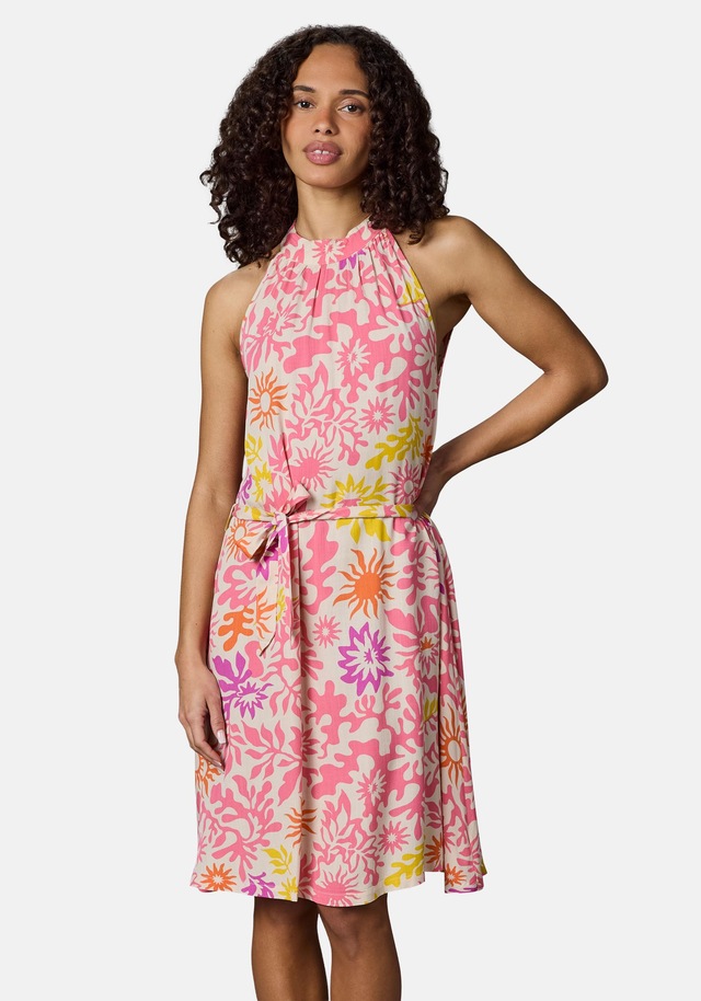Ragwear A-Linien-Kleid »Angylee Print YOUMODO« Eingrifftaschen Leichtes Sommerkleid mit Bindegürtel