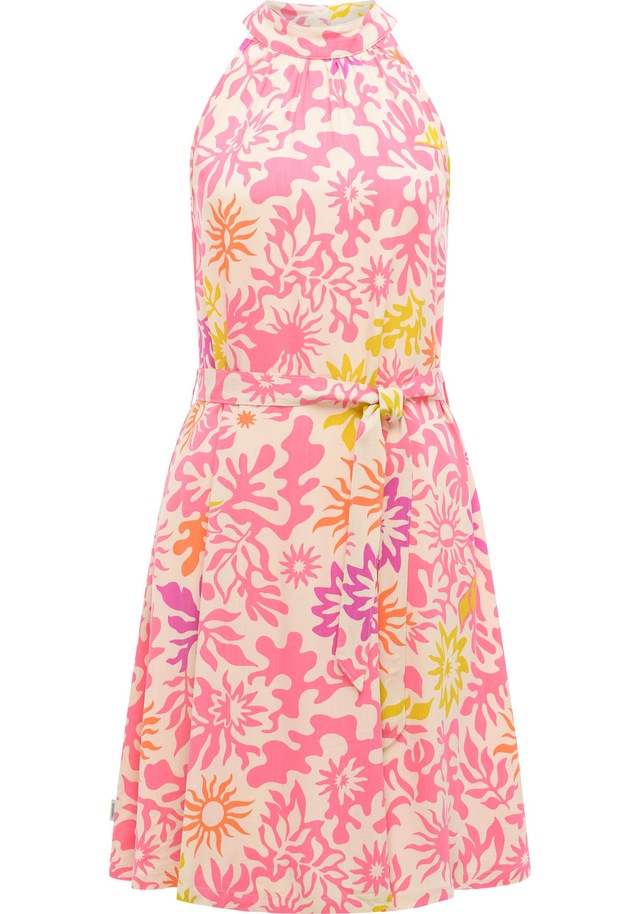 Ragwear A-Linien-Kleid »Angylee Print YOUMODO« Eingrifftaschen Leichtes Sommerkleid mit Bindegürtel